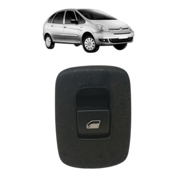 Botão Vidro Traseiro Esquerdo Citroen C3 Picasso 2011 2012