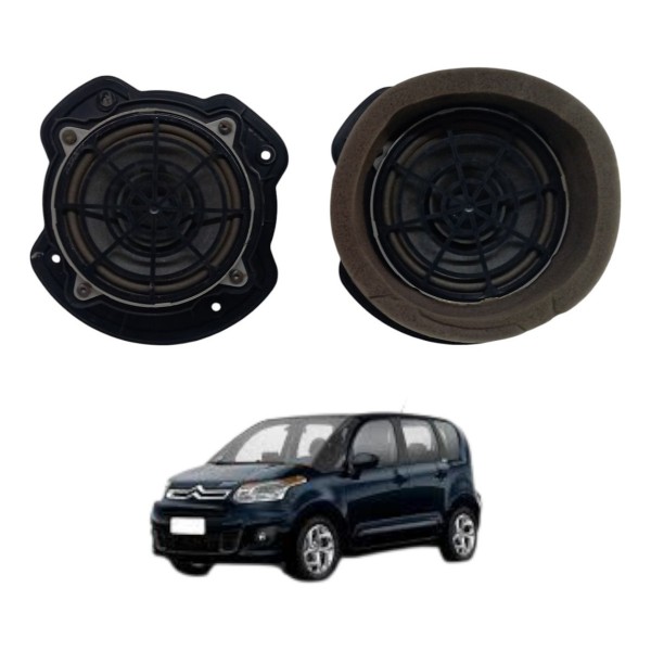 Par Auto Falante Traseiro Citroen C3 Picasso 2011 2012