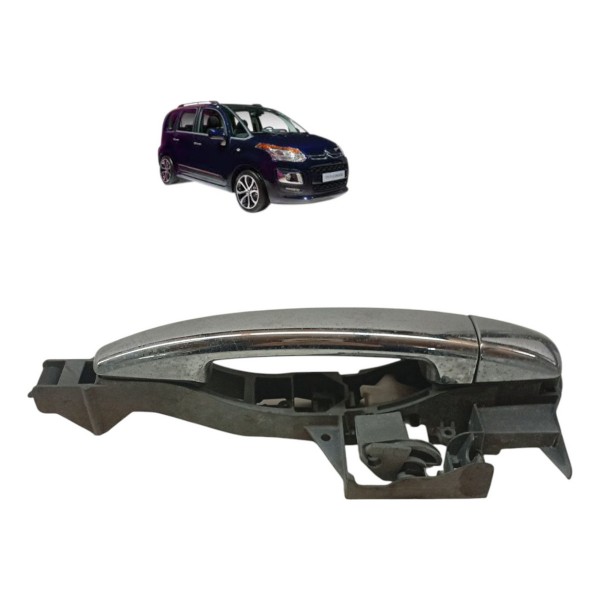 Maçaneta Externa Dianteira Direita Citroen C3 Picasso 2012
