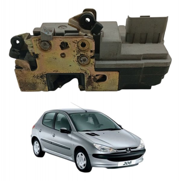 Fechadura Dianteira Direita Peugeot 206 207 2004 2005