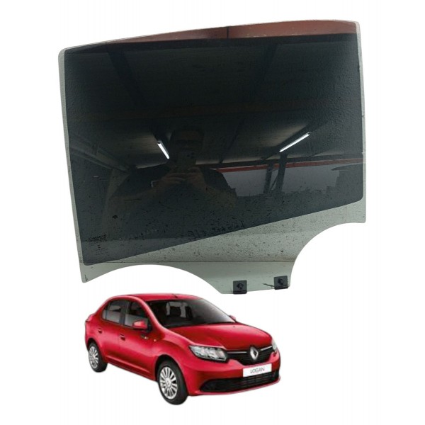 Vidro Porta Traseira Esquerda Renault Logan 2016 2017 2018