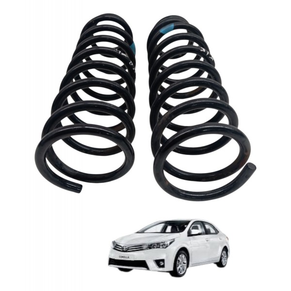 Par Molas Traseiras Toyota Corolla 2016 2017