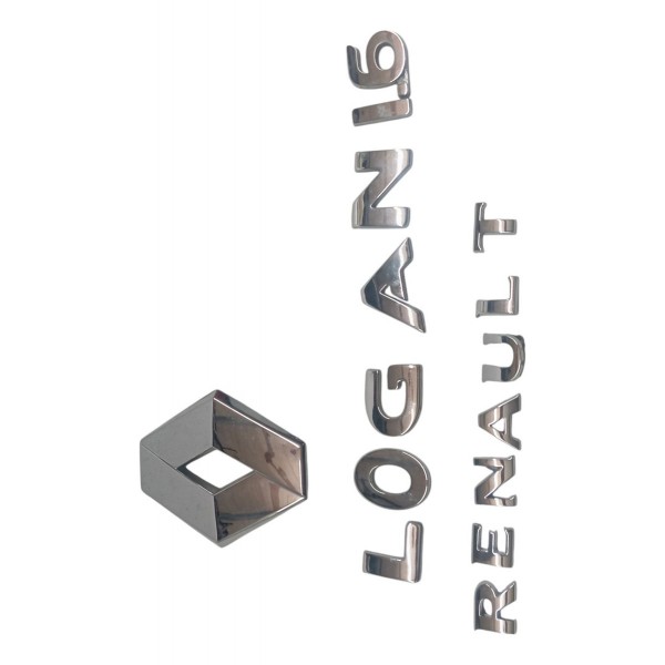 Emblema Tampa Traseira Renault Logan 1.6 2016 2017 Emblema Tampa Traseira Renault Logan 1.6 2016 2017