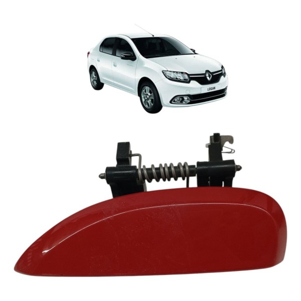 Maçaneta Externa Dianteira Esquerda Renault Logan 2016 2017