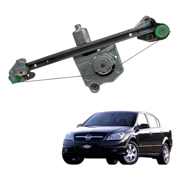 Maquina Vidro Traseira Esquerda Chevrolet Vectra 2007 2008 Amarelo