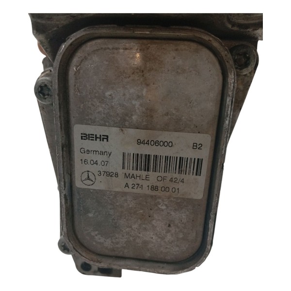 Suporte Filtro Oleo Mercedes C200 Kompressor 1.8 2008