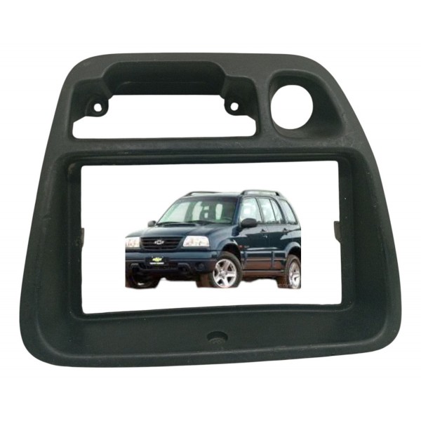Moldura Painel Central Chevrolet Tracker 2004 Detalhe