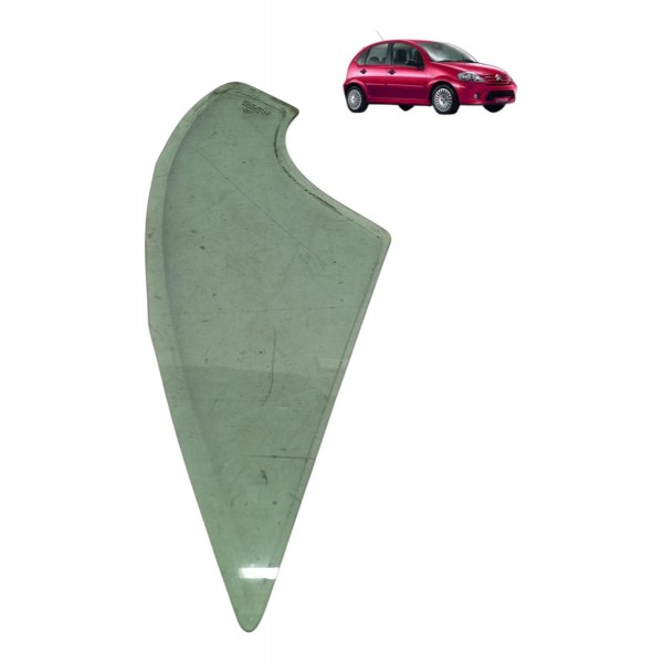 Vidro Fixo Porta Dianteira Direita Citroen C3 2007 2012