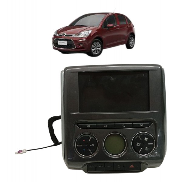 Central Multimidia Moldura Comandos Citroen C3 1.5 2015