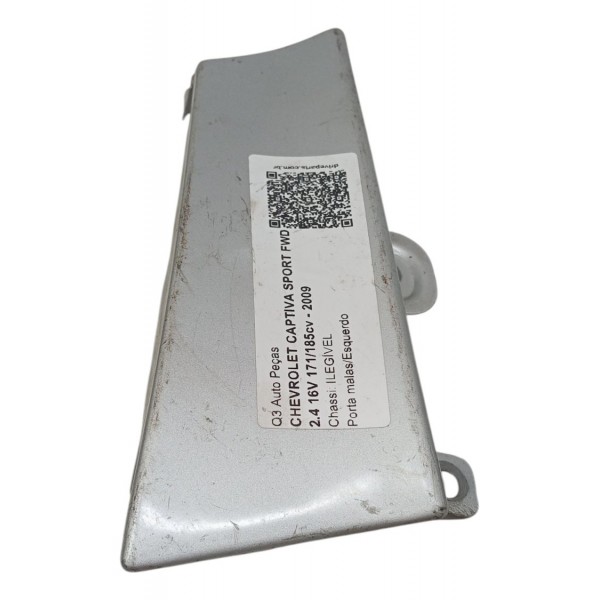 Moldura Externo Porta Malas Chevrolet Captiva 2.4 2009 Moldura Externo Porta Malas Chevrolet Captiva 2.4 2009