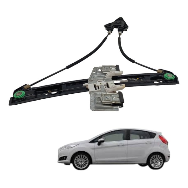 Maquina Vidro Eletrico Dianteiro Direito Ford New Fiesta