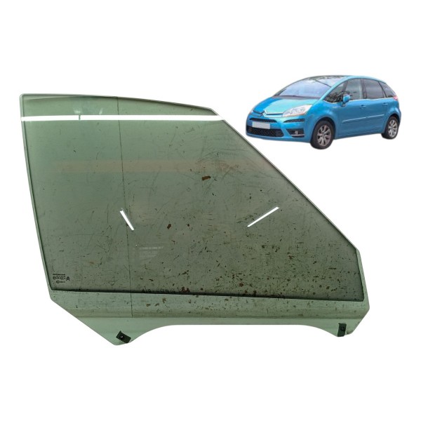 Vidro Porta Dianteiro Direito Citroen C4 Picasso 2009