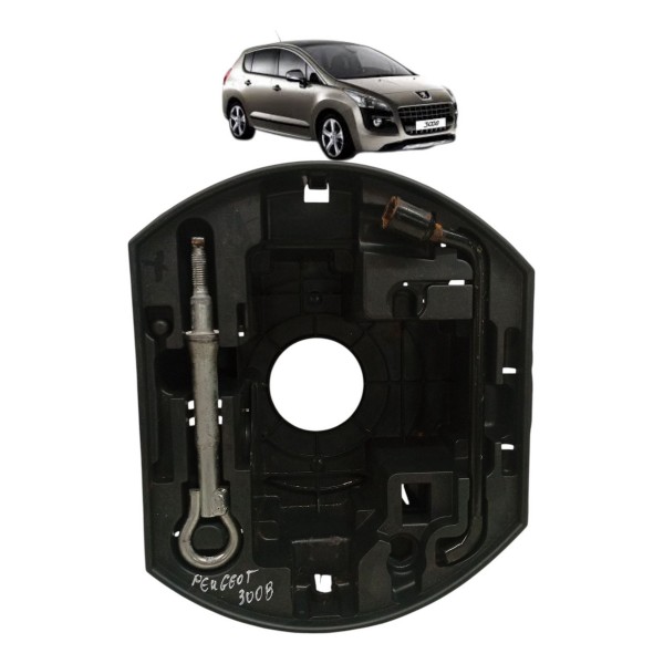 Caixa Kit Chave Roda Gancho Engate Peugeot 3008 2011
