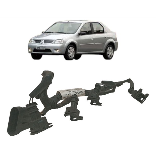 Chicote Bico Injetor Renault Logan 1.0 2009