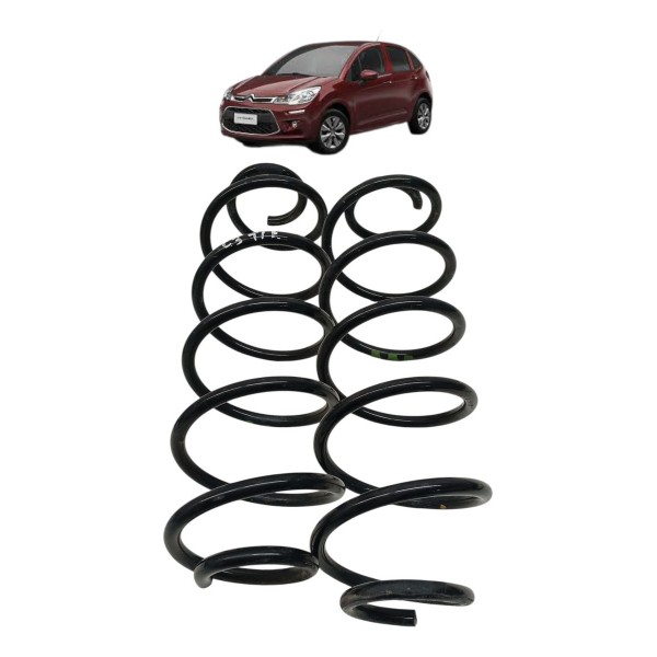Par Molas Traseiras Citroen C3 1.2 2016 2017 2018