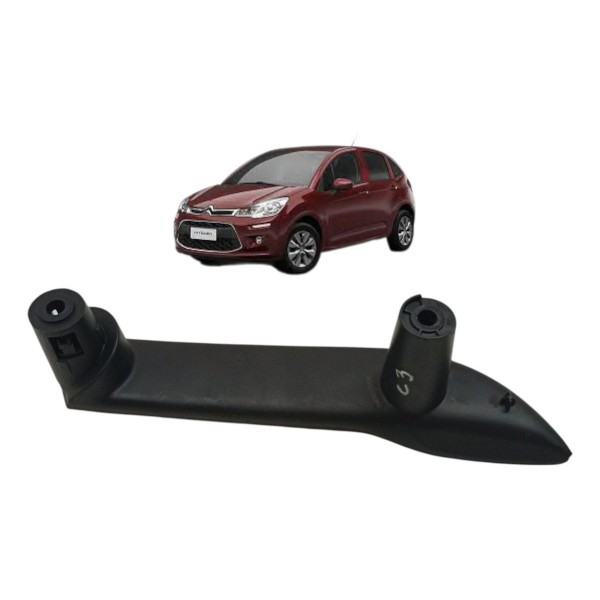 Moldura Puxador Porta Traseira Direita Citroen C3 2018
