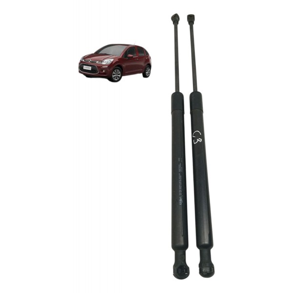 Par Amortecedor Tampa Traseira Citroen C3 1.2 2018