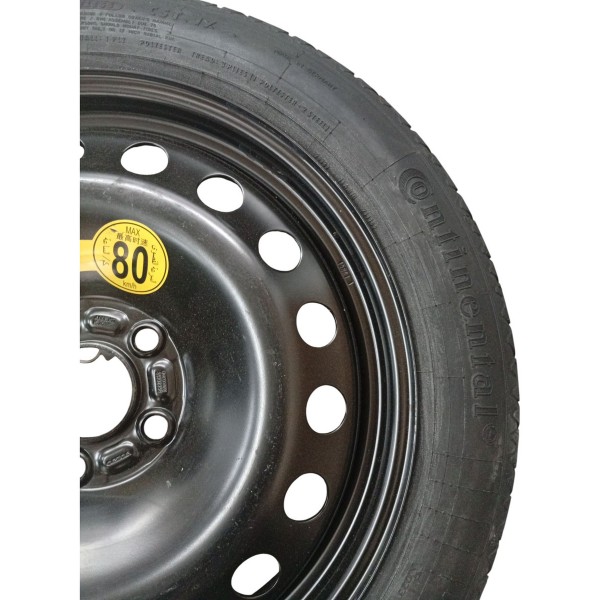 Roda Estepe Pneu 125/80 R17 Volvo Xc60 T5 2012