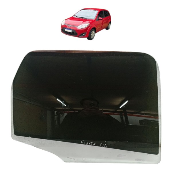 Vidro Porta Traseira Direito Ford Fiesta 2013