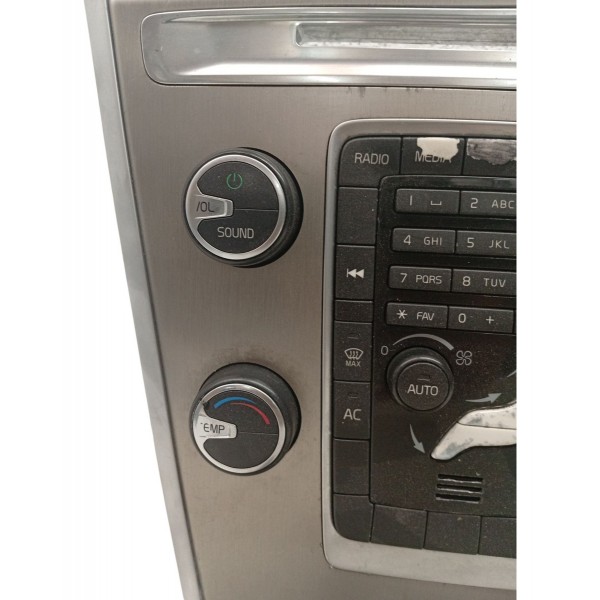 Moldura Comando Ar Condiconado Radio Volvo Xc60 T5 2012