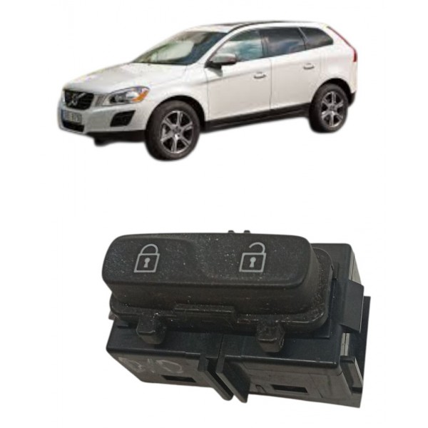 Botão Trava Destrava Porta Dianteira Direita Volvo Xc60 2012