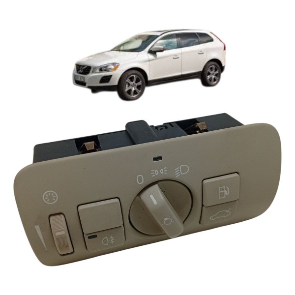 Moldura Botão Comando Chave Luz Volvo Xc60 T5 2012