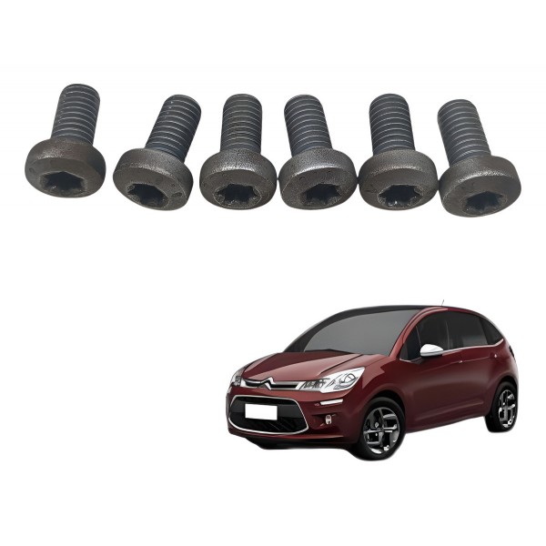 Kit Parafusos Fixação Plato Embreagem Citroen C3 1.2 2018