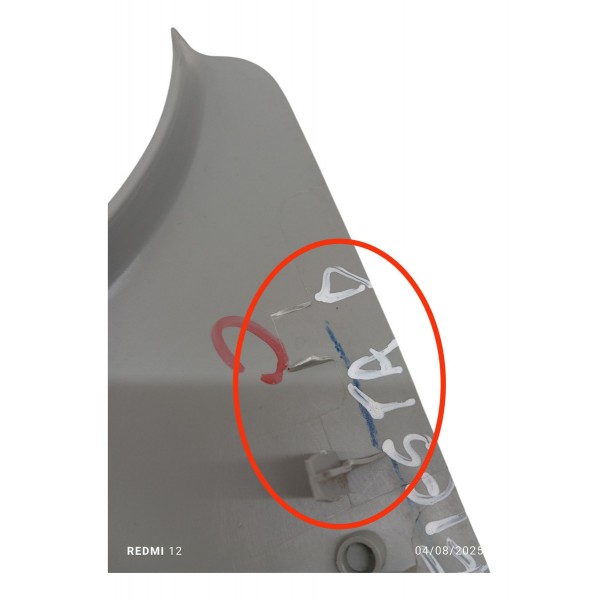 Moldura Coluna Central Direita Ford Fiesta 2007 Detalhe Moldura Coluna Central Direita Ford Fiesta 2007 Detalhe