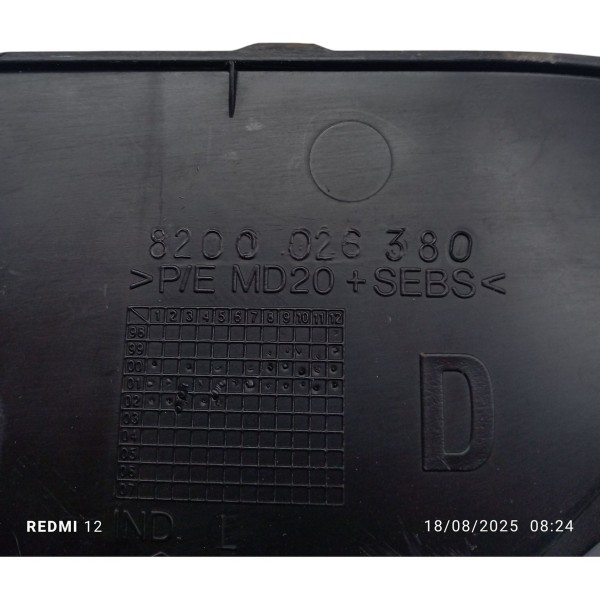 Grade Churrasqueira Direito Renault Clio 1.0 2006 Detalhe