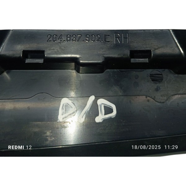 Moldura Farol Neblina Esquerdo Volkswagen Virtus 2019