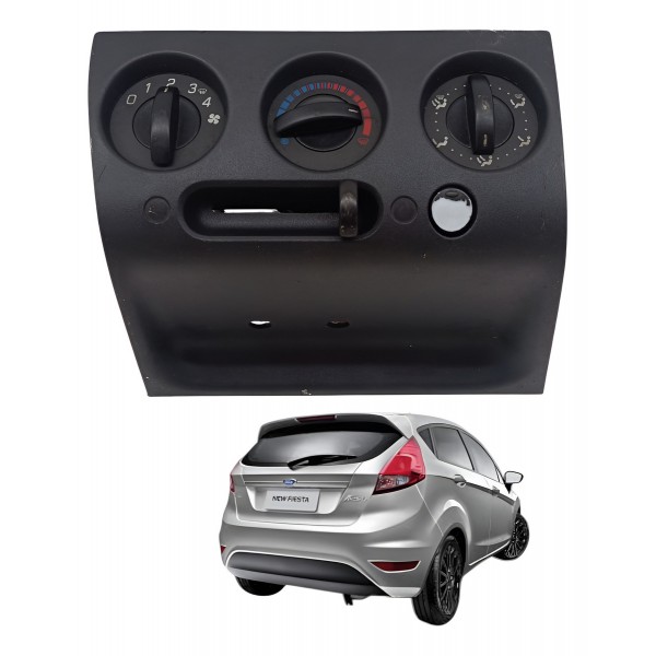 Moldura Comando Ar Painel Ford Fiesta 1.6 2007