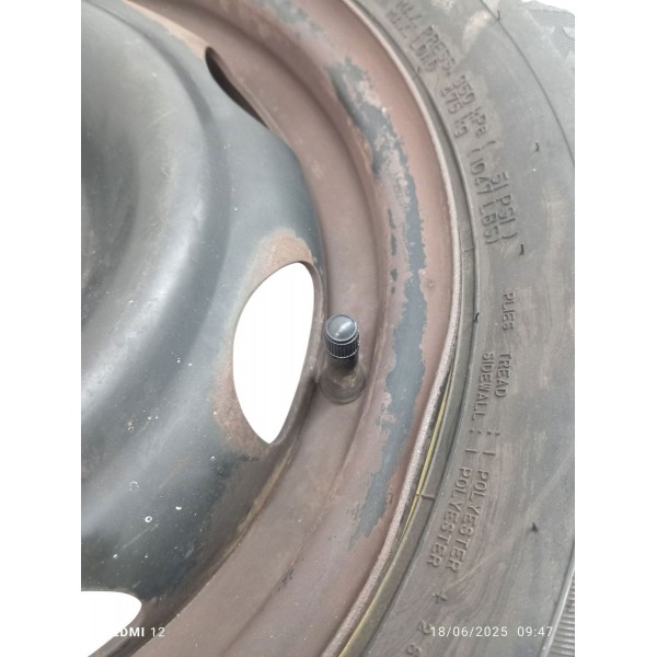 Estepe Pneu 175/70-13 Aro Ferro Chevrolet Celta 2005 2006
