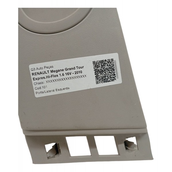 Moldura Coluna Esquerda Cinto Renault Megane 2010 Moldura Coluna Esquerda Cinto Renault Megane 2010