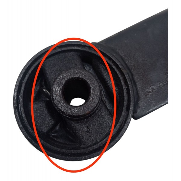 Coxim Inferior Traseiro Motor Chery Qq 1.0 2014 2015 Detalhe