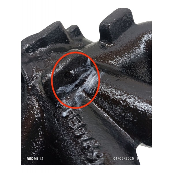 Coletor Escape Chevrolet Celta 1.4 2003 2004 2005 Detalhe Coletor Escape Chevrolet Celta 1.4 2003 2004 2005 Detalhe