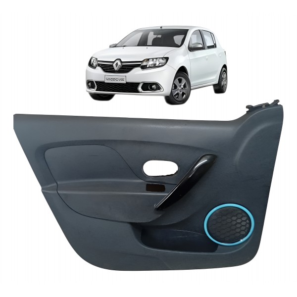 Forro Porta Dianteiro Esquerdo Renault Sandero 2017 2018