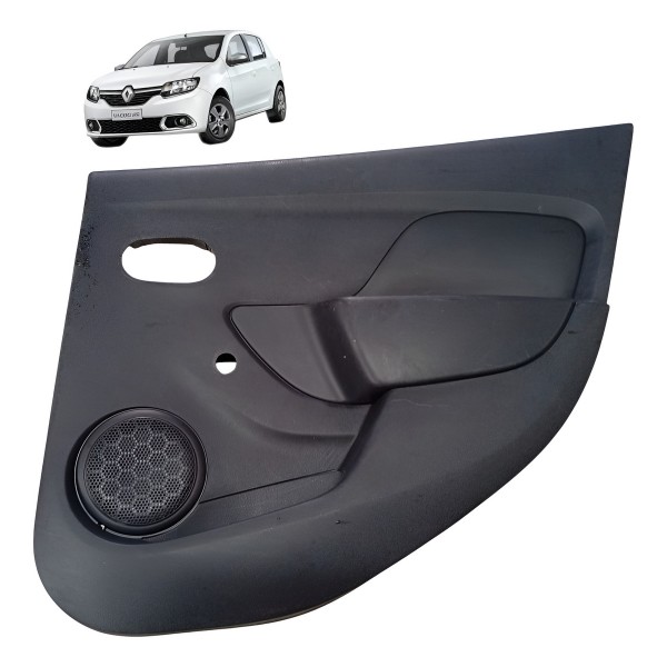 Forro Porta Traseiro Direito Renault Sandero 1.0 2017 2018