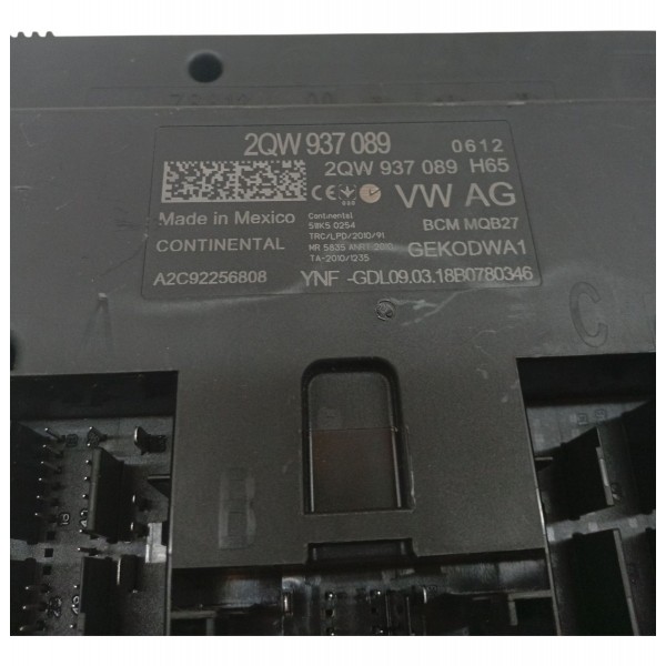 Modulo Conforto Bcm Volkswagem Virtus 1.6 2019 Modulo Conforto Bcm Volkswagem Virtus 1.6 2019