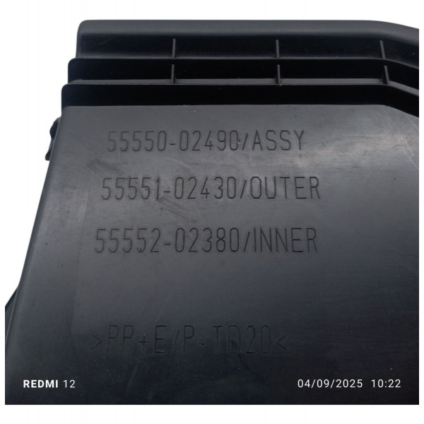 Tampa Porta Luvas Toyota Corolla 2016 2017 2018 2019 Detalhe Tampa Porta Luvas Toyota Corolla 2016 2017 2018 2019 Detalhe