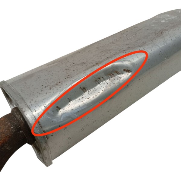 Escapamento Silencioso Ford New Fiesta 2016 2017 Detalhe Escapamento Silencioso Ford New Fiesta 2016 2017 Detalhe