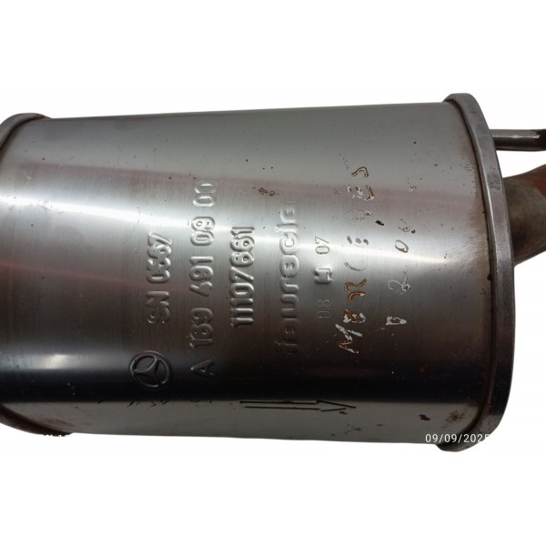 Escapamento Abafador Intermediário Mercedes Benz B200 2009 Escapamento Abafador Intermediário Mercedes Benz B200 2009