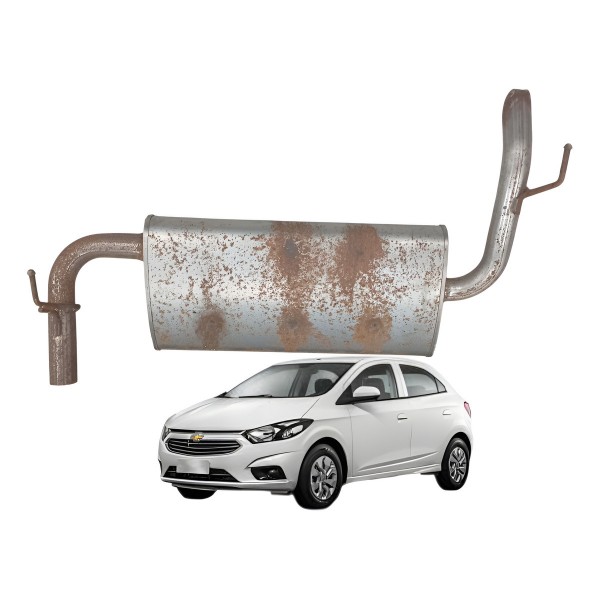 Escapamento Silencioso Chevrolet Onix 1.0 2019 2021 2022