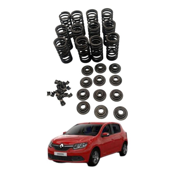 Kit 12 Mola Valvula Cabeçote Renault Sandero 1.0 3cc 2017