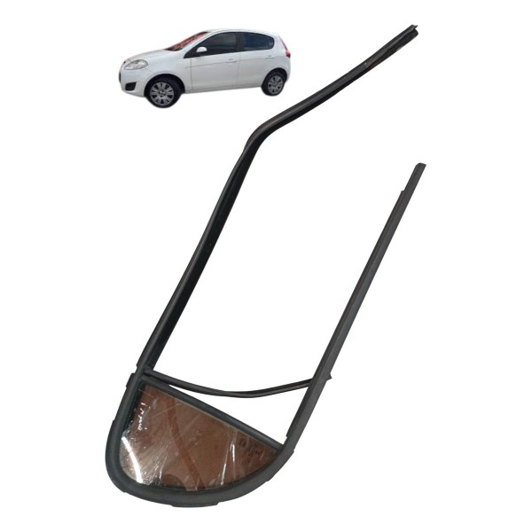 Vidro Fixo Traseiro Direito Borracha Fiat Palio 2014 2015