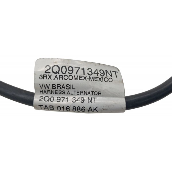 Chicote Polo Positivo Volkswagen Virtus Polo 1.0 2018 2019 Chicote Polo Positivo Volkswagen Virtus Polo 1.0 2018 2019