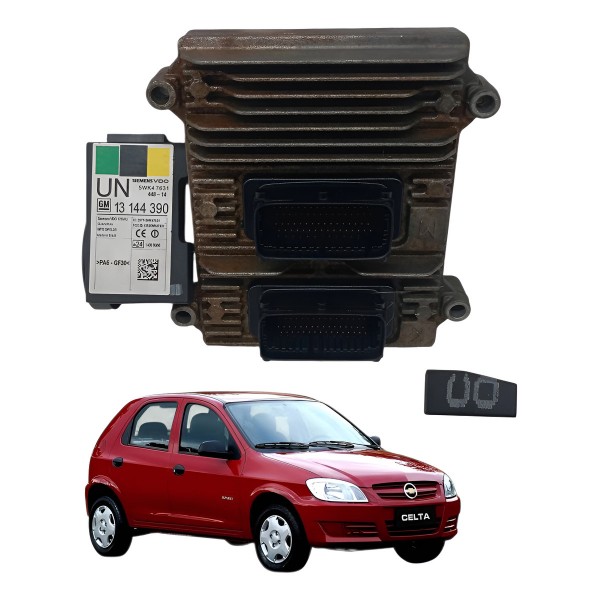 Kit Modulo Injeçao Transponder Chave Gm Celta 1.0 2009 2010