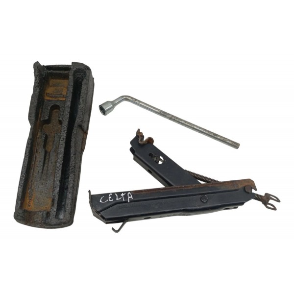 Kit Macaco Chave Roda Chevrolet Celta 2004 2005 2006 Kit Macaco Chave Roda Chevrolet Celta 2004 2005 2006