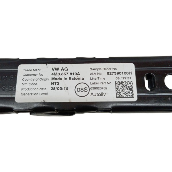 Trilho Regulador Direito Cinto  Volkswagen Virtus 2019 Trilho Regulador Direito Cinto  Volkswagen Virtus 2019