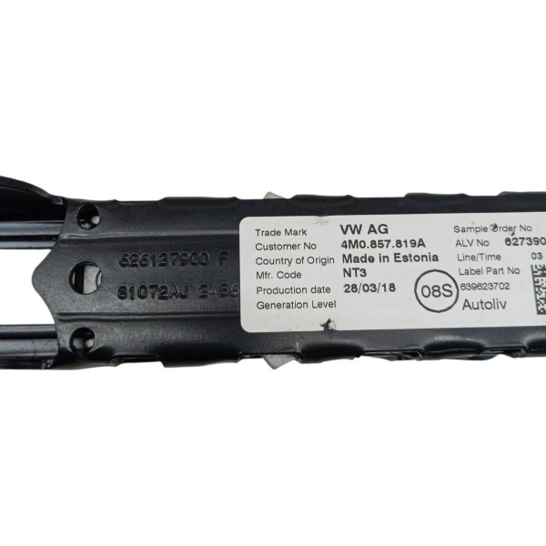 Trilho Regulador Esquerdo Cinto Volkswagen Virtus 2019 Trilho Regulador Esquerdo Cinto Volkswagen Virtus 2019