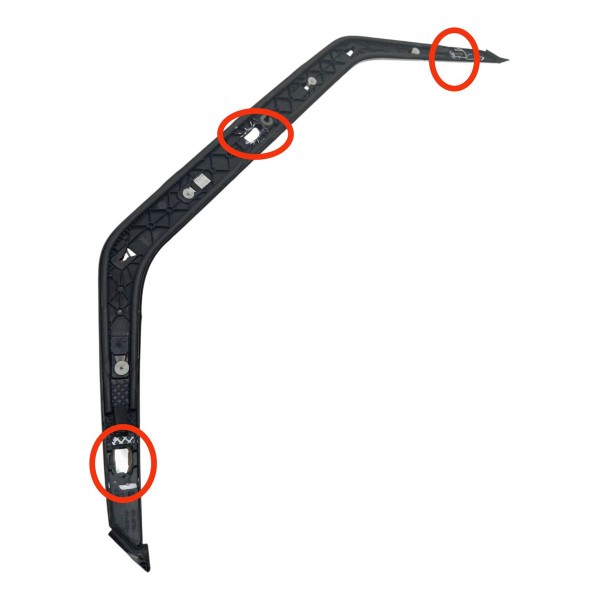 Friso Teto Cromado Citroen C3 2014 2015 2016 2017 Detalhe